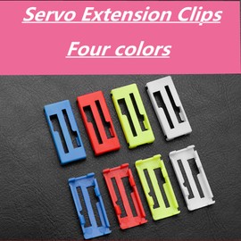 skrnrhrery Servo Extension Cable Safety Connector Clips Lead Wire Lock, 20pcs Servo Cable Clip Lock for Servo Extension and Jr/Double Leaf Servo 1 to 2 Y Harness, Jr Servo Wire Kit (red)