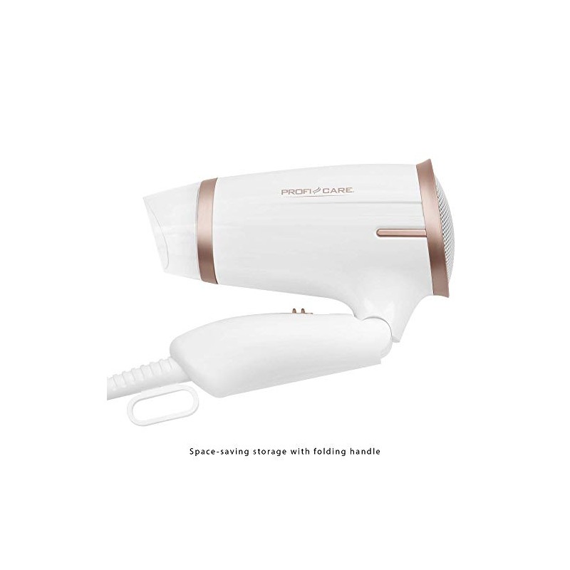 PROFI CARE SÄCHE-CHEVEUX PC-HT 3009, Blanc/Champagne