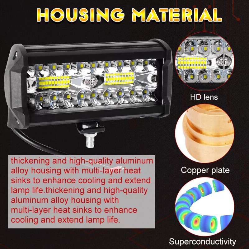 youlikemotors8 4x 7'' LED Headlights Fit Caterpillar Skid Steer Excavator