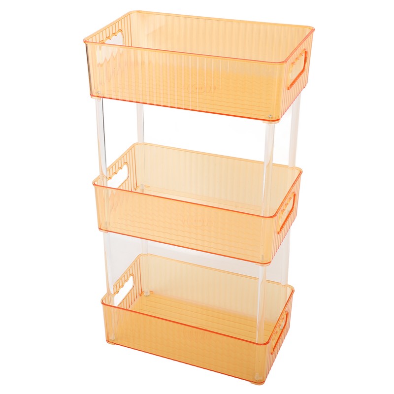 Acrylic Bathroom Storage Rack 3 Tiers Bathroom Counter Organizer Countertop