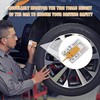 2 Pcs Tyre Tread Depth Gauge UK Portable 0-20 mm