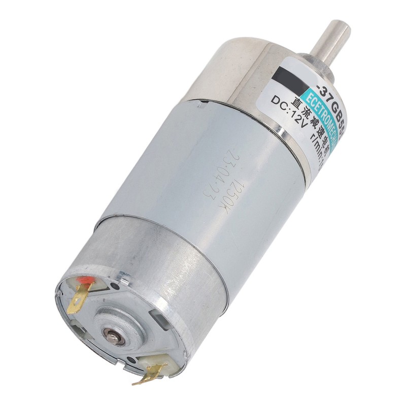 DC 12V 100RPM Gear Motor High Torque Electric Micro Speed