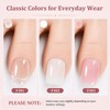3 Colors Pink Clear White Poly Gel Nail Kit for