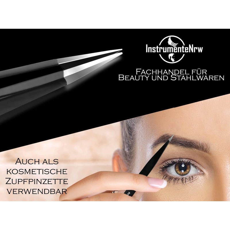 Powder Coated Tweezers 12 cm Stainless Steel