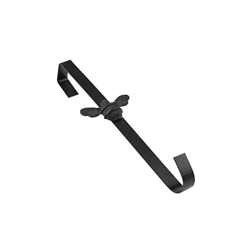 Brass bee Wreath Hanger, Hang Over The Door Iron Wreath