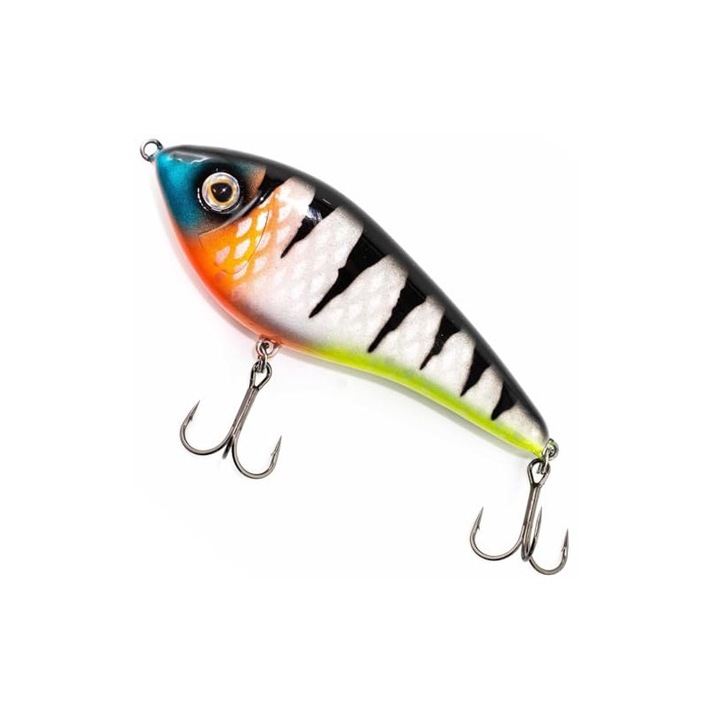 Westin Swim Glidebait Jerkbait, Colour: Didis Crazy Perch, Length/Weight/Swimming Behaviour: