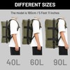 MIER 90L Water Resistant Backpack Duffle Heavy Duty Convertible Duffle
