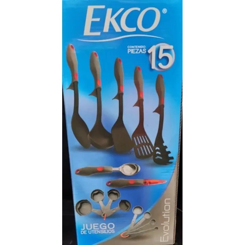 Vasconia Juego De Utencilios 15 Pz Vasconia/ekco Evolution Ort