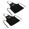 2pcs Kitchen Cooking Aprons Adjustable Bib Soft Chef Apron with