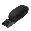 E-Value BT-252(BK) Cam Buckle Cargo Fastening Belt, Black, 1.0 inches