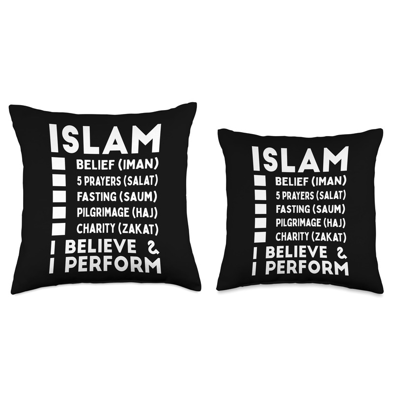 5 Five Bases or Pillars of Islam Islamic Design for