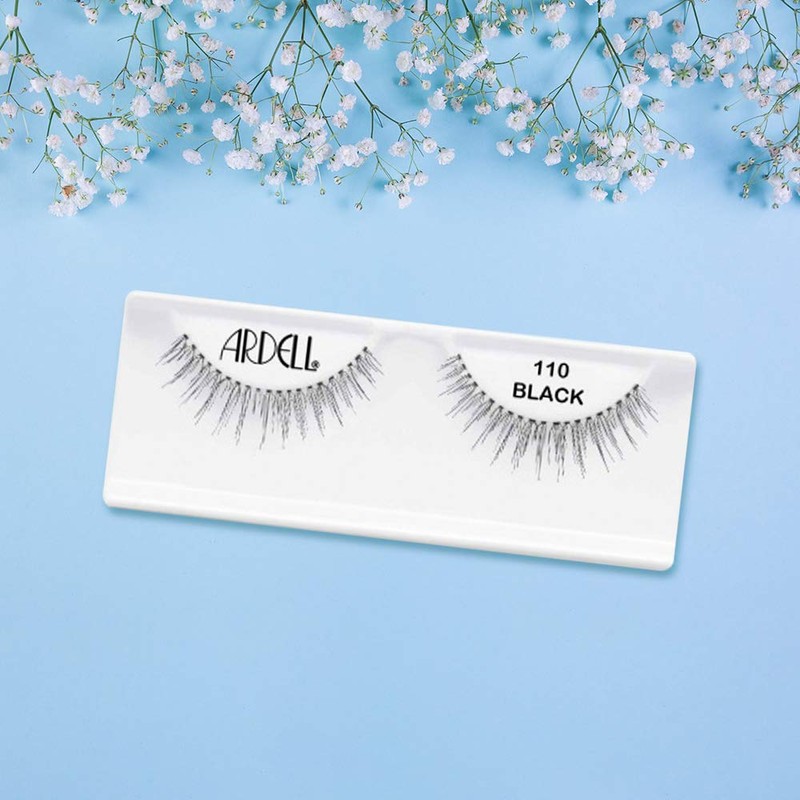 Ardell Natural Lashes 110 - Black, False Eyelashes, Soft &