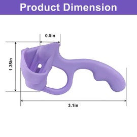 OSVJE 16 Pcs Ergonomic Pencil Grippers, Comfortable Pencil Grips Writing Aid Correction Tool, Multi-Color Silicone Pencil Holder for Kids/Adults Special Education