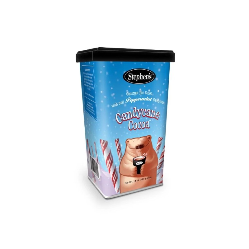 Stephen's Gourmet Hot Cocoa, Candycane Cocoa Milk, 14 OZ (Pack