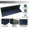 8Pcs Raised Garden Bed Corner Brackets, 11“ x 3” x