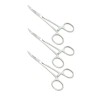 Unbranded 3 Premium Kelly Locking Hemostat Forceps 5.5" Curved Satin