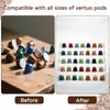 Acrylic Coffee Capsule Storage Holder Compatible, nespresso pod organizer, 5-Tier