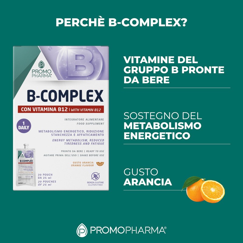 B-Complex - Complesso di Vitamine B Pronto da Bere per