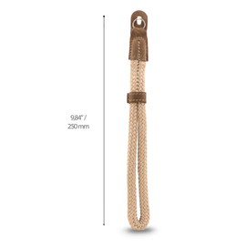 MegaGear Handschlaufe für SLR, DSLR-Kamera, Baumwolle, klein, nerzfarben, Mink, Small - 23cm/9inc, MG1792