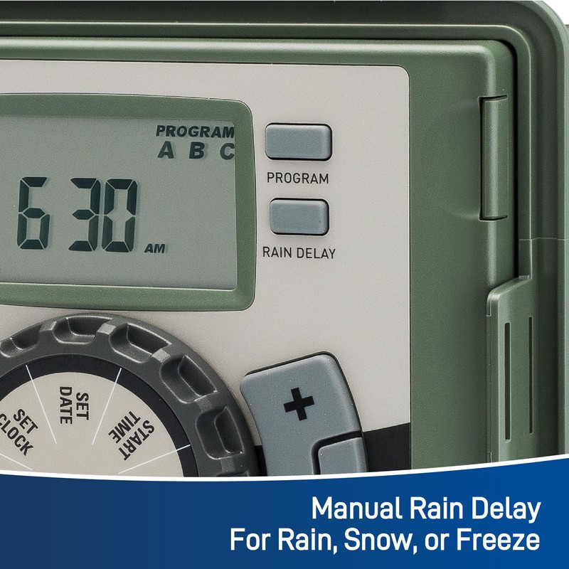 Orbit 57899 9-Station Outdoor Swing Panel Sprinkler System Timer