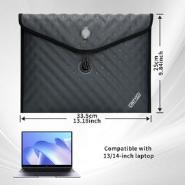 ONTYZZ Inflatable Laptop Sleeve 14 inch Notebook Computer Case Protective Tablet PC Carrying Bag with 14 inch Laptop