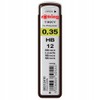 rOtring 3 x 0.35mm Mechanical Pencil HB Leads (Pack of