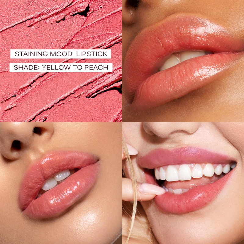 Ruby Kisses Staining Mood Lipstick, pH Color Changing Lip Balm