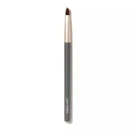 Jane Iredale 제인 아이레데일 립 브러시 작고 뾰족한 코스메틱 립스틱 얼룩 광택을 정밀하게 선보이고 고르게 바릅니다 Jane Iredale Lip Brush Small and pointed cosmetic lip brush to precisely apply and evenly spread lipstick stains and gloss [Grey]