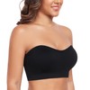 Curyon Strapless Bra Non-Slip Supportive Multiway Bandeau Tube Bra Padded