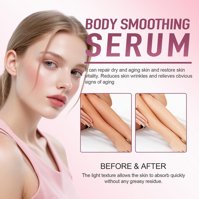 Be Glossy Smoothing Body Serum for Wrinkles,Hyaluronic serum,Skin Tightening,Reduces Fine