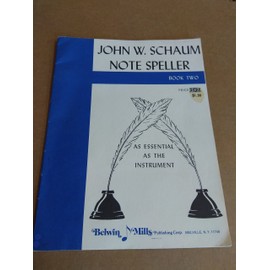 John W. Schaum Notespeller Book 2