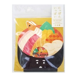 Mind Wave Japanese Food Washi Stickers/Pack of 50 (Japanese Rice Bowls [ 78318 ])