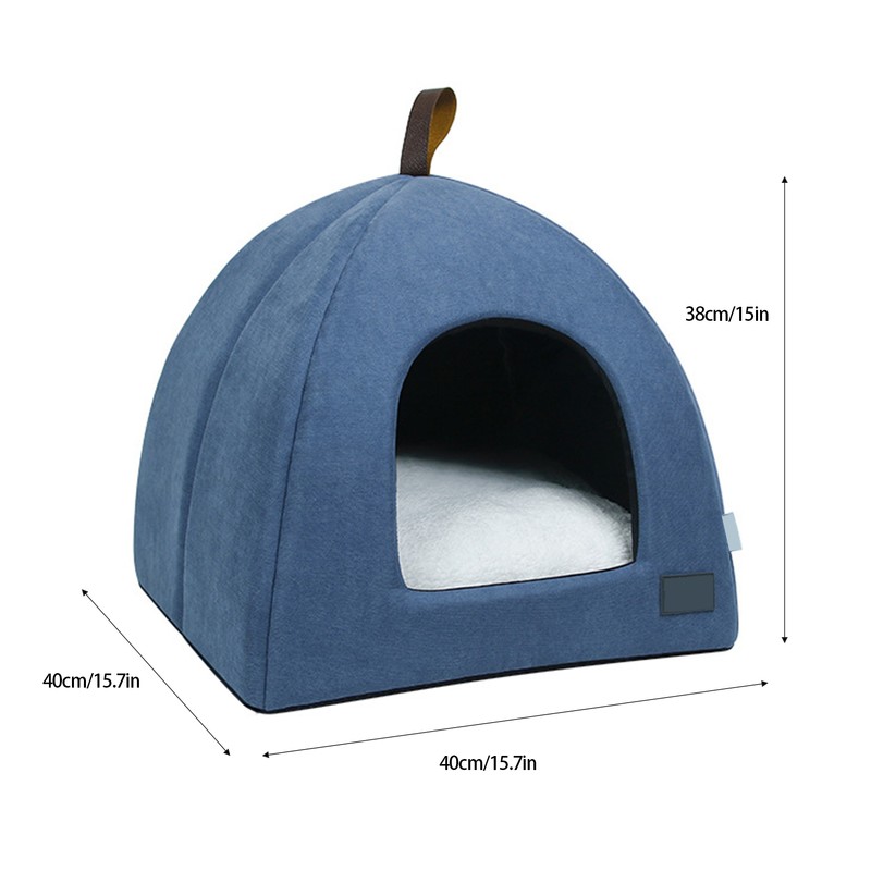 Foldable Cat Bed Breathable Cat House Indoor Pet Tent Dog
