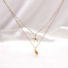 Boho Starfish Seashell Layered Necklace Gold Silver Plated Dainty Charm