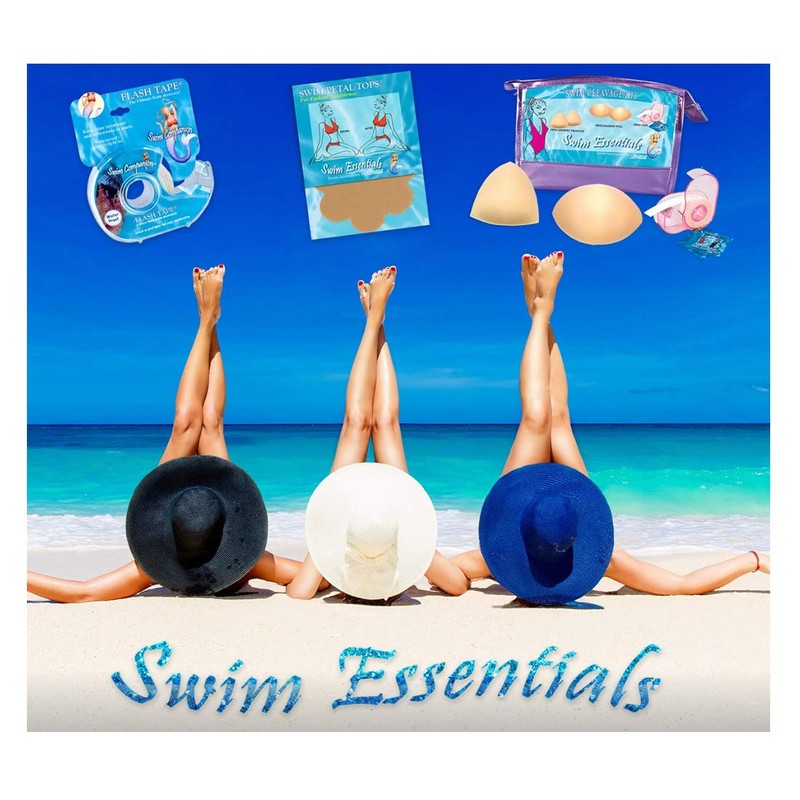 Braza Swim Shapers - Triangle Enhancement Pads, Beige, Size C/D