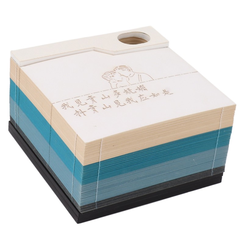 Creative Cruise Ship Sticky Notes Desktop Decoration 3D Hand Tear