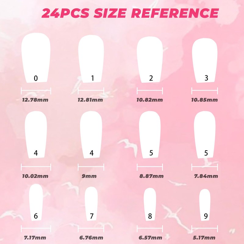 Sethexy Pink Cat Eye Press On Nails Medium Coffin Gradient