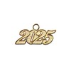 Endea Graduation Tassel Date Charm Gold Year (Gold, 2025)