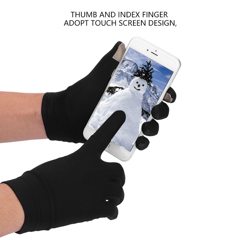 BOODUN Lycra Winter Cycling Full Finger Gloves Touch Screen Warm