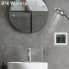 CENTOLLA Digital Shower Clock, Large LCD Display Waterproof Timer for