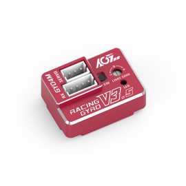 AGFRC Upgraded Mini Z RC Gyros - Mini Gyros for Drifting Mini-Z Car/Full Aluminum 4Gram Precision Red RC Gyro Set for Competition Grade RC Drifting (GY04M V3.5)