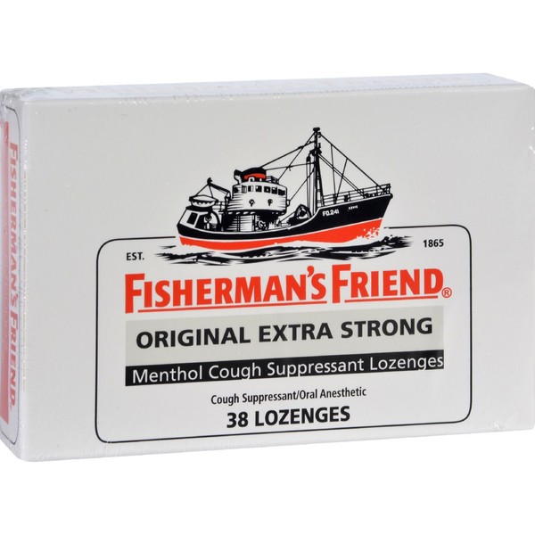 Fisherman s Friend Lozenges - Original Extra Strong - Dsp - 38 ct - 1 Case