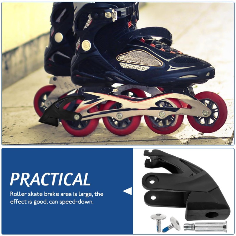 BESPORTBLE 1 Set Inline Skate Brake Replacement: Universal Skate Stopper