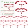 Liliaafar 24 Set Christmas Bracelets Bulk Nylon Friendship Bracelets with