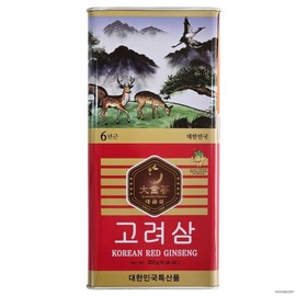 Korean Red Ginseng Goryeo Red Ginseng, 6-year-old Red Ginseng, Canned Slices (20 roots or less), Geumsan Red Ginseng, Fermented Red Ginseng, Red Ginseng Root, Dried Red Ginseng, Red Ginseng Root, 1 piece / 고려홍삼 6년근 홍삼 캔대편 20뿌리이하 금산홍삼 발효홍삼 홍삼뿌리 말린홍삼 뿌리홍삼,