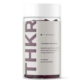 It Works! THKR Thickening Hair Gummies 30pcs - Hair Growth Supplement with AnaGain™ Nu - Supports Thicker, Fuller Hair, Reduces Hair Loss & Thinning, Promotes Hair Vitality, Slows Premature Graying