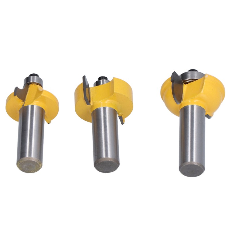 3Pcs Shaker Door Router Bit Set Premium Blade Durable Rustproof