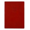 WORLD TRAVELER Eccolo Red Embossed Heart Writing Journal Notebook, 256