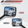 Chrome Hood Mirror for Kenworth T680 2022 2023 2024 Replacement