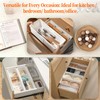 Moreelaya Expandable Drawer Organizer – Adjustable Storage Box for Kitchen,
